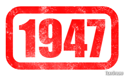 1947 Efekt tekstowy