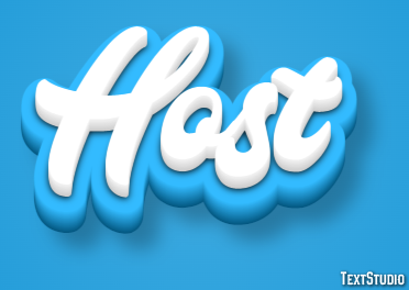 Host Text Effect