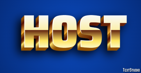 Host Text Effect