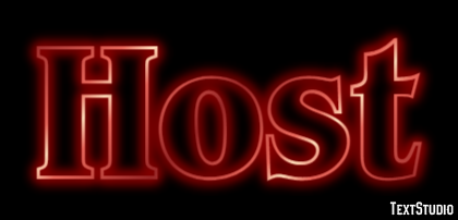 Host Text Effect