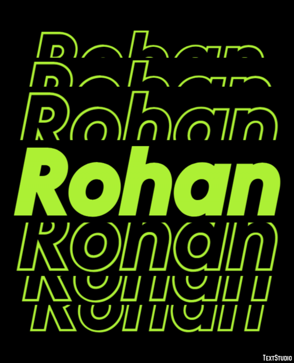 Rohan Text Effect