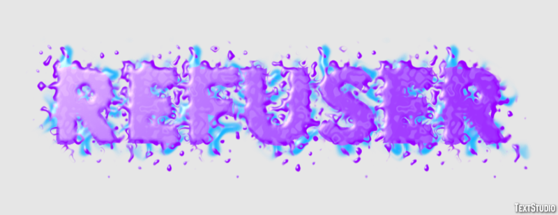 Refuser Effet de Texte