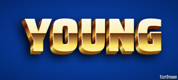 Young Efecto de Texto