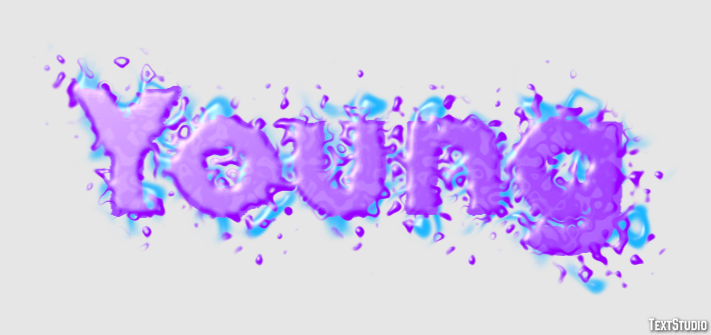 Young Efecto de Texto