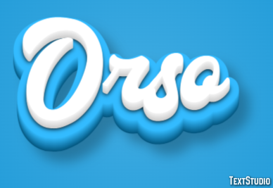 Orso テキスト効果