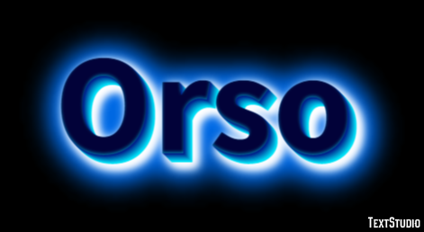 Orso テキスト効果