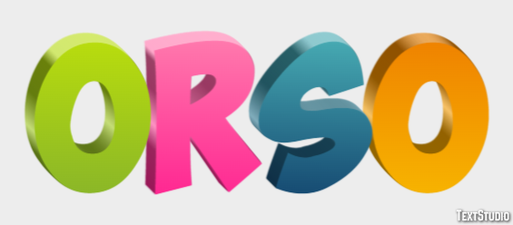 Orso テキスト効果