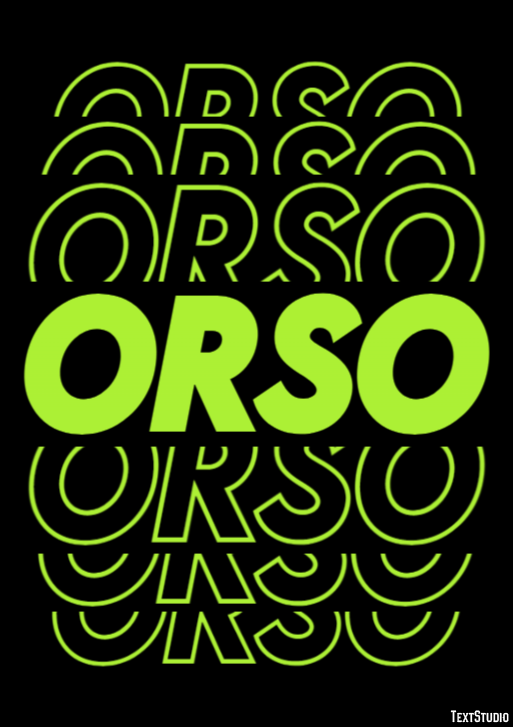 Orso テキスト効果
