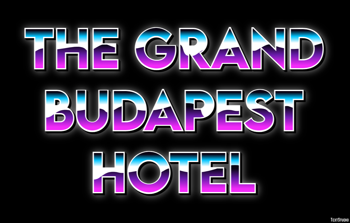 The Grand Budapest Hotel Text Effect