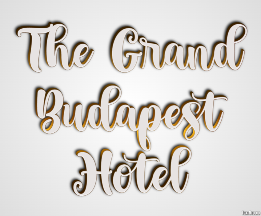 The Grand Budapest Hotel Effet de Texte