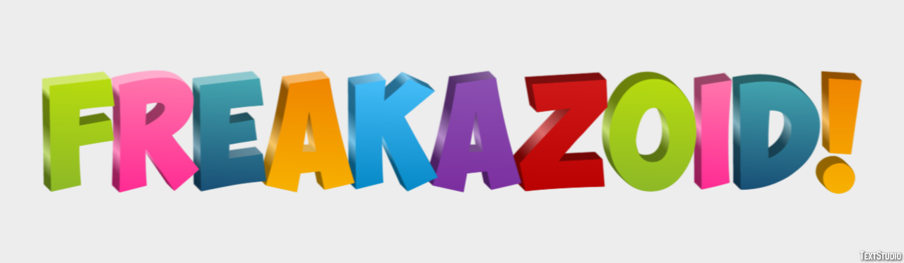Freakazoid! Text Effect