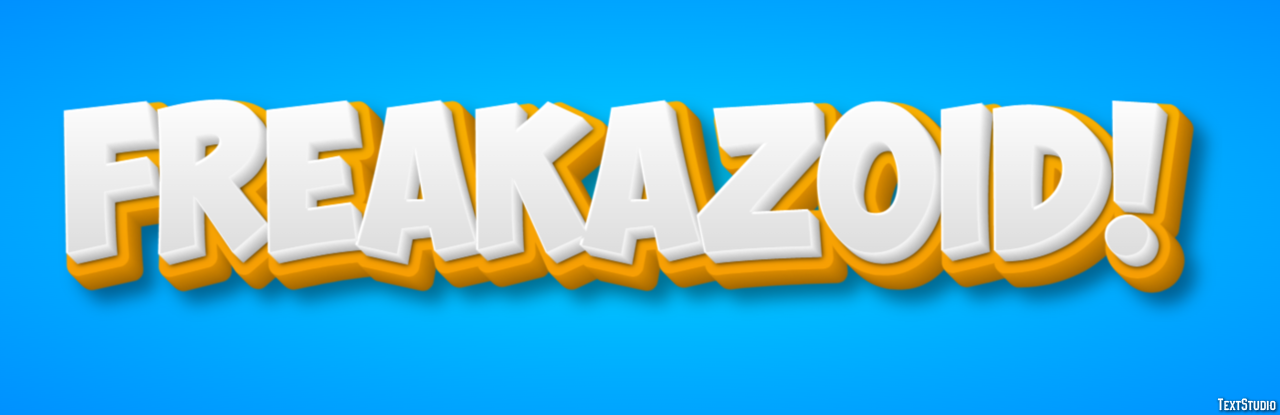 Freakazoid! Text Effect