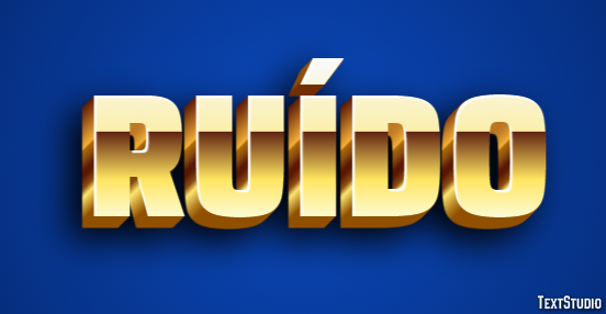 Ruído Effetto testo