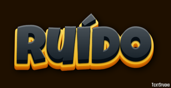 Ruído Effetto testo