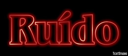 Ruído Effetto testo