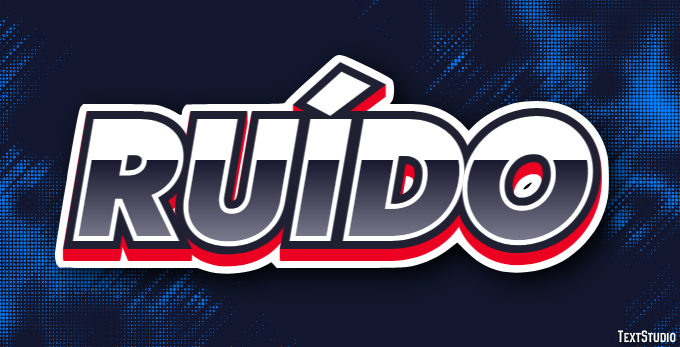 Ruído Effetto testo