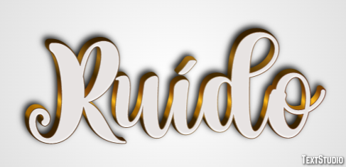 Ruído Effetto testo