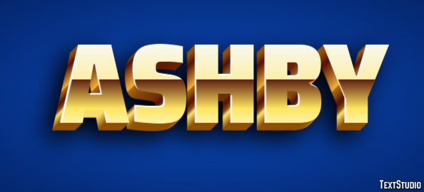Ashby Text Effect