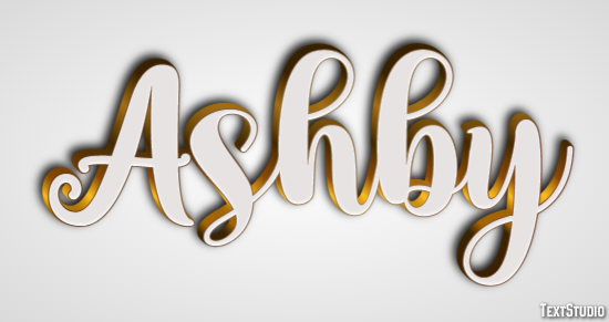 Ashby Text Effect
