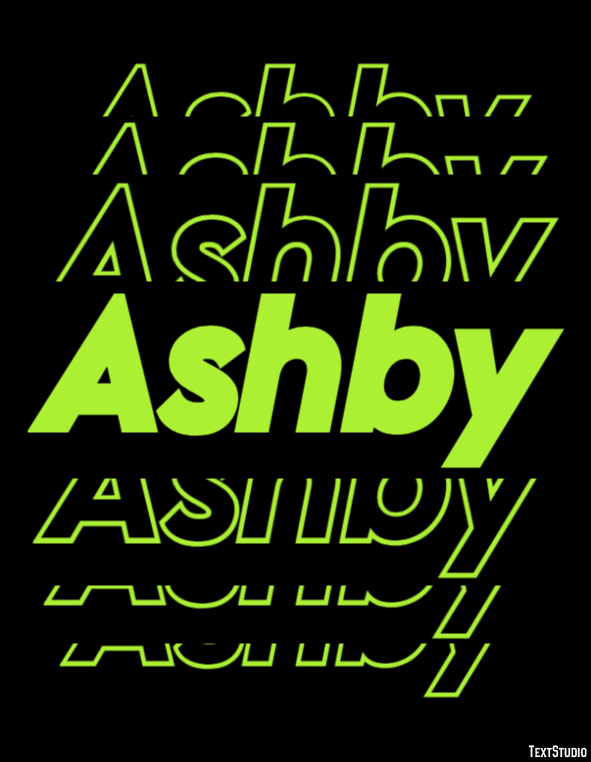 Ashby Text Effect
