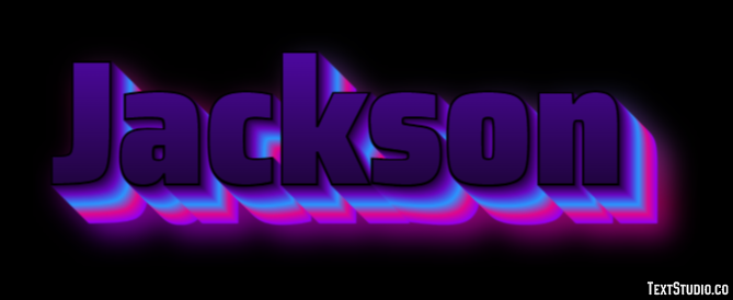 Jackson Texteffekt