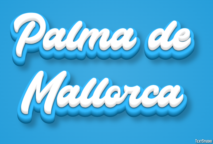 Palma de Mallorca Effetto testo