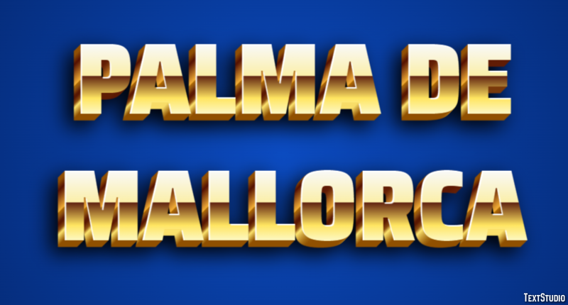 Palma de Mallorca Effetto testo