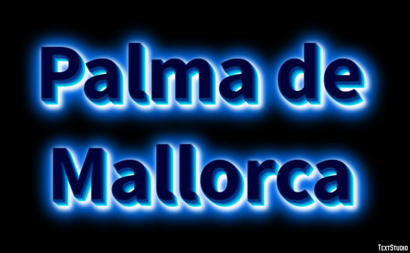 Palma de Mallorca Effetto testo