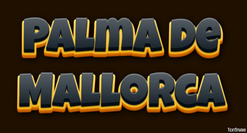 Palma de Mallorca Effetto testo
