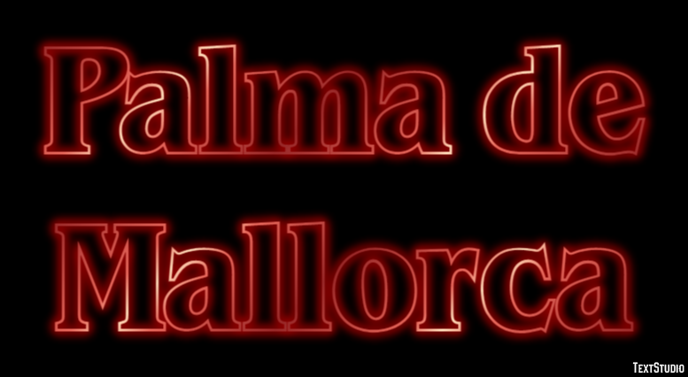 Palma de Mallorca Effetto testo