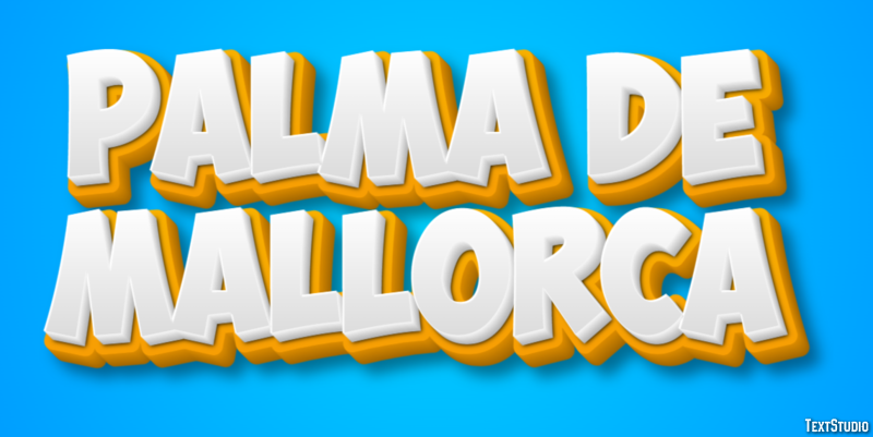Palma de Mallorca Effetto testo