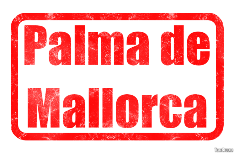 Palma de Mallorca Effetto testo