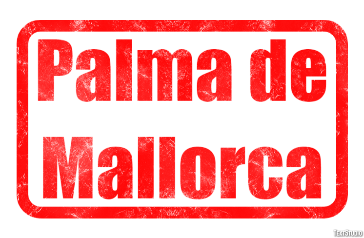 Palma de Mallorca Effetto testo