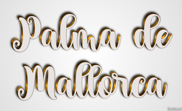 Palma de Mallorca Effetto testo