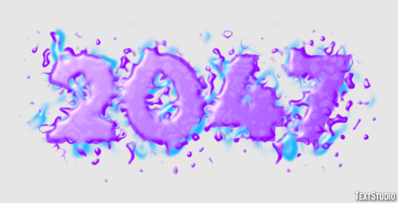 2047 Text Effect