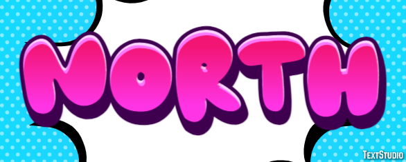North Text effect