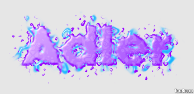 Adler Texteffekt