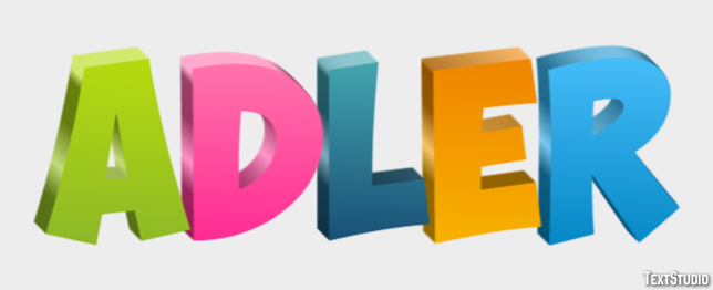 Adler Tekst Effect