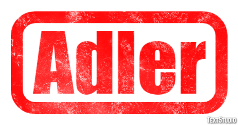 Adler Text effect
