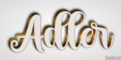 Adler Text Effect