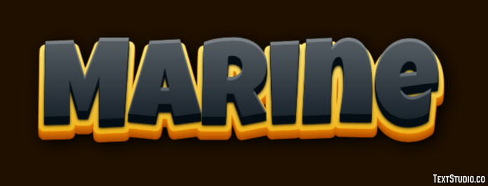 Marine Text Effect