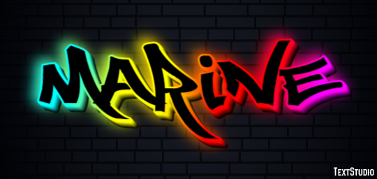 Marine Text Effect