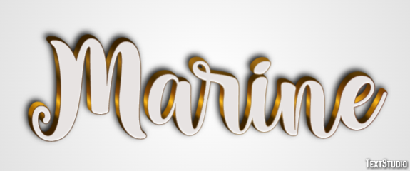Marine Text Effect