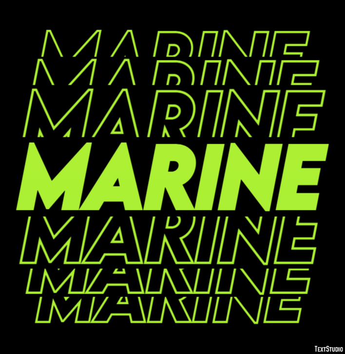 Marine Effetto testo