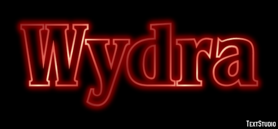 Wydra Efecto de texto