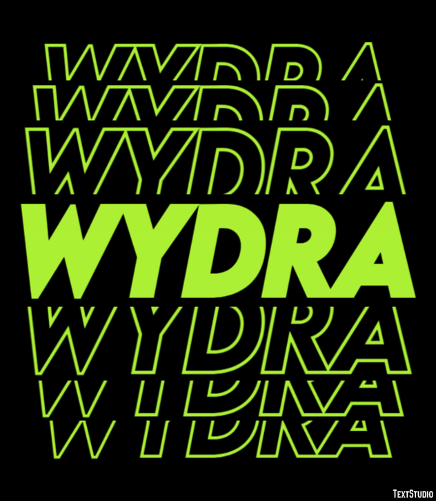 Wydra Efecto de texto