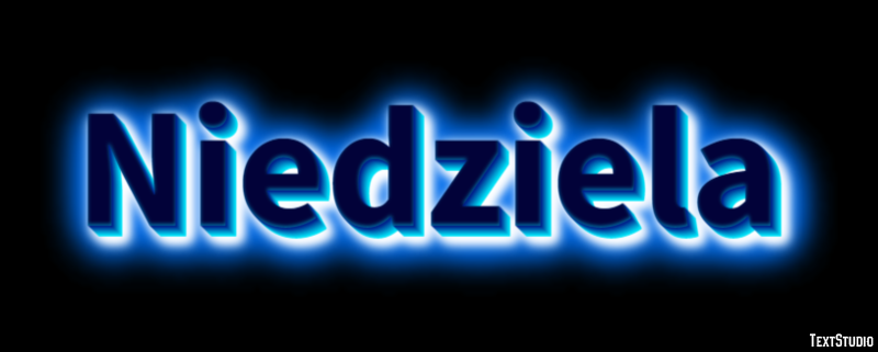 Niedziela Text Effect