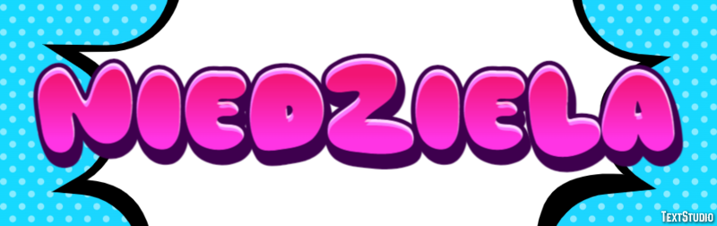 Niedziela Efeito de texto