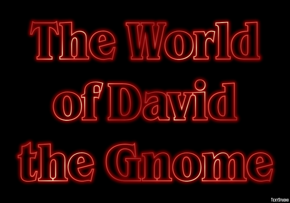 The World of David the Gnome Text Effect