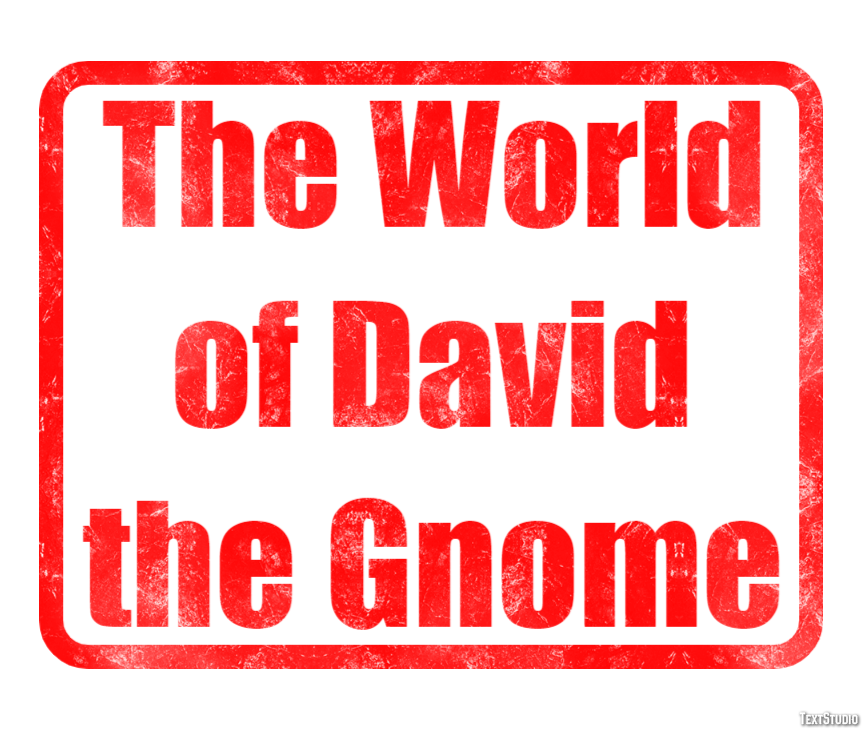 The World of David the Gnome Text Effect